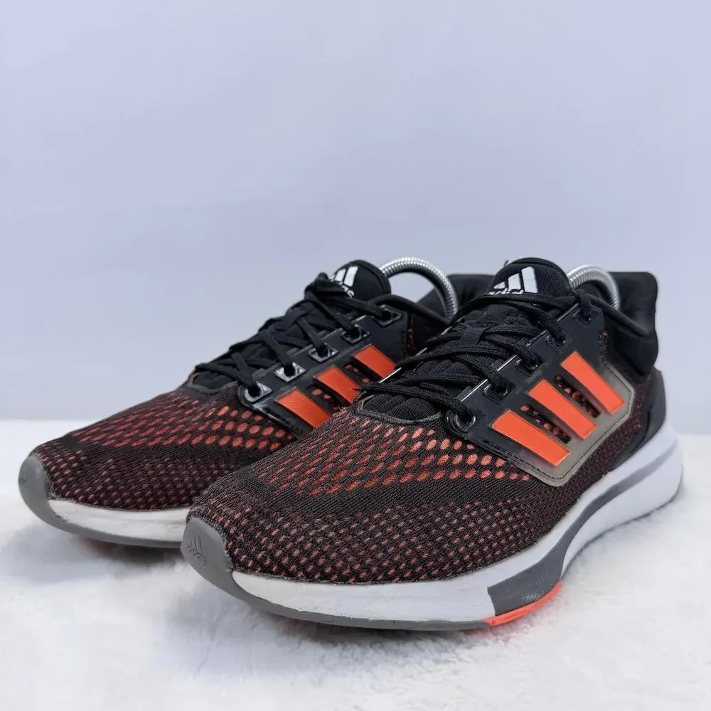 Adidas EQ21 T5 Trail Running Shoes Black Orange Iron Mens Size 8